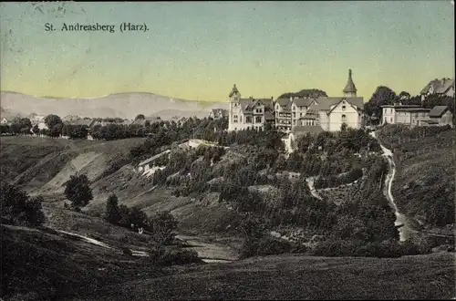 Ak Sankt Andreasberg Braunlage im Oberharz, Panorama