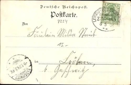 Ak Machern in Sachsen, Gasthof, Gartenpartie