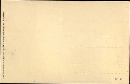 Ak Freiberg in Sachsen, Vorspiel, Hüttenmann Rost, Berggeist, Bergmann Fäustel, historische Szene