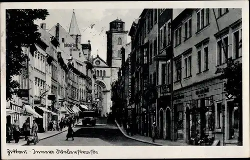 Ak Zittau in Sachsen, Innere Weberstraße, Drogerie Heimlein