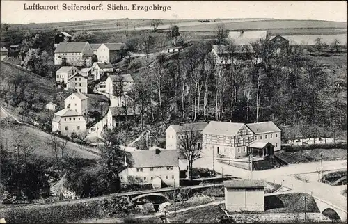 Ak Seifersdorf Dippoldiswalde im Osterzgebirge, Blick auf den Ort