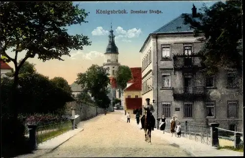 Ak Königsbrück, Dresdner Straße