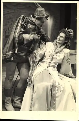 Ak Opernszene, Operette Boccaccio, Fotograf Walter Wolff