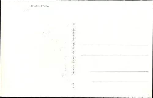 Ak Kiel in Schleswig Holstein, Leuchtturm, Kitzeberg Dampfer, Segelboot