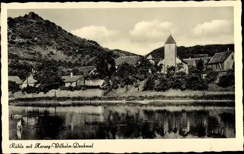 Ak Rühle Bodenwerder an der Weser, Herzog Wilhelm Denkmal