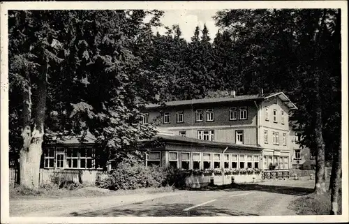 Ak Braunlage im Oberharz, Waldmühle, Caritas Kinderkurheim