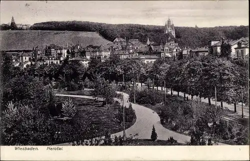 Ak Wiesbaden in Hessen, Nerotal