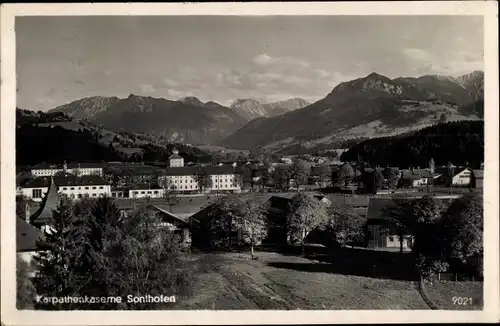 Ak Sonthofen im Oberallgäu Schwaben, Karpathenkaserne
