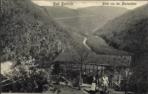 Ak Bad Bertrich an der Mosel Eifel, Vogelschau, Tal