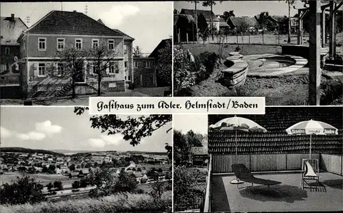 Ak Helmstadt in Baden Württemberg, Gasthaus zum Adler