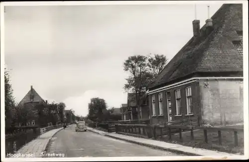 Ak Hoogkarspel Nordholland Niederlande, Streekweg