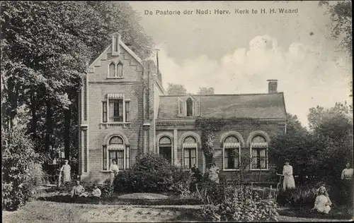 Ak Heer Hugowaard Heerhugowaard Nordholland Niederlande, De Pastorie der Ned. Herv. Kerk