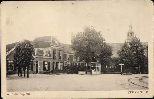 Ak Heemstede Groenendaal Nordholland, Wilhelminaplein