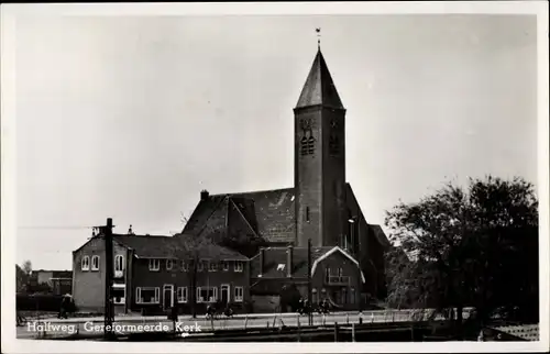 Ak Halfweg Haarlemmermeer Nordholland, Geref. Kerk