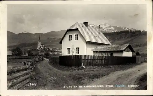 Ak St Peter am Kammersberg Steiermark, Pension Bischof