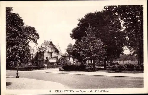 Ak Charenton Hauts de Seine, Square du Val d´Osne