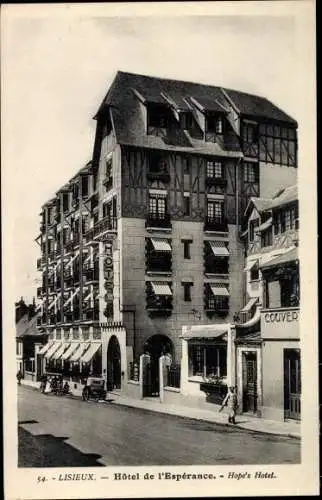 Ak Lisieux Calvados, Hotel de l'Esperance, Hope's Hotel