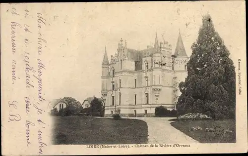 Ak Loiré Maine et Loire, Chateau de la Rivière d'Orveaux