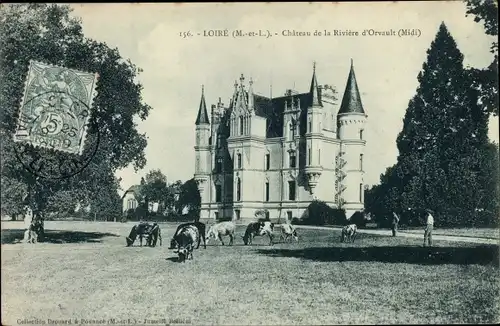 Ak Loiré Maine et Loire, Chateau de la Riviere d'Orvault