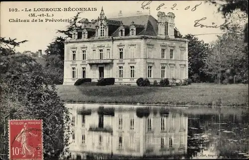 Ak Le Louroux-Béconnais Maine et Loire, Château de la Prévoterie