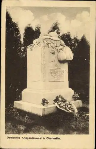 Ak Charleville Mézières Ardennes, Deutsches Kriegerdenkmal