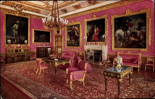 Ak Windsor South East England, Windsor Castle, Rubens Room, Tuck