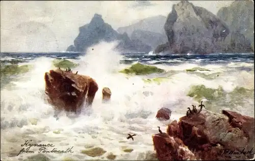 Künstler Ak Wimbush, H.B., Cala Cornwall, Kynance Cove from Pontreath, Tuck