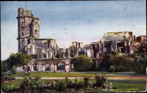 Künstler Ak Lakhnau Lucknow Indien, residency, ruin, general view, Tuck 7236