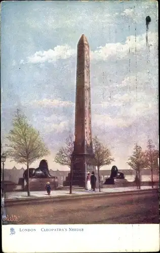 Künstler Ak London, Cleopatras Needle, Tuck 7422