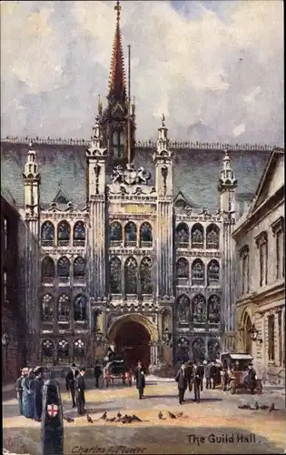 Künstler Ak Flower, Charles, London City, The Guild Hall, Tuck 7940