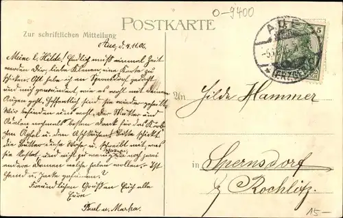 Ak Aue im Erzgebirge Sachsen, Blick zur König Friedrich August Warte