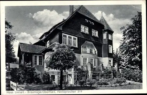 Ak Braunlage im Oberharz, Haus Linhardt