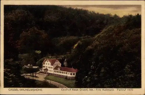 Ak Bad Wilhelmshöhe Kassel in Hessen, Gasthof Neue Drusel