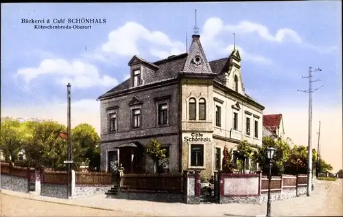 Ak Kötzschenbroda Radebeul in Sachsen, Bäckerei Cafe Schönhals