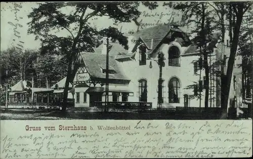 Ak Wolfenbüttel in Niedersachsen, Sternhaus im Lechelnholz