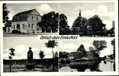 Ak Beuchte Schladen Werla in Niedersachsen, Kirche, Denkmal, Harly Schänke