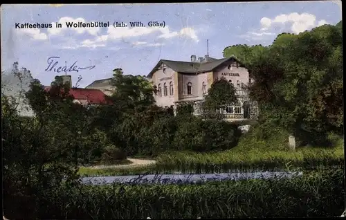 Ak Wolfenbüttel in Niedersachsen, Kaffeehaus