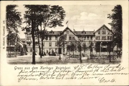 Ak Clausthal-Zellerfeld, Kurhaus Voigtslust