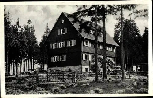 Ak Torfhaus Altenau Schulenberg Clausthal Zellerfeld im Oberharz, Alpenvereinshütte