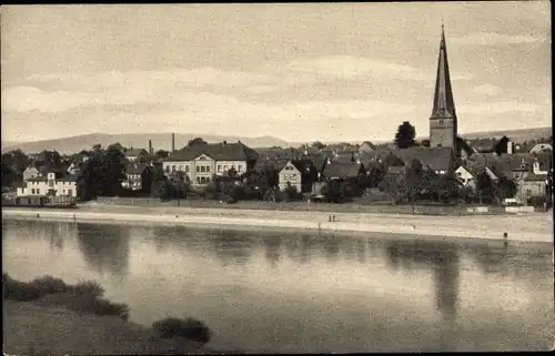 Ak Holzminden in Niedersachsen, Blick zum Ort