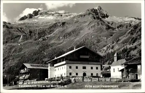 Ak Matrei in Osttirol, Tauernhaus, Gasthaus, Kapelle, Roter Kogl, Dichtenkogl