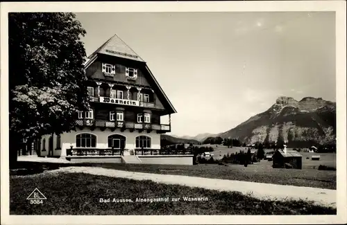 Ak Bad Aussee Steiermark, Alpengasthof zur Wasnerin