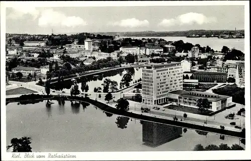 Ak Hansestadt Kiel, Blick vom Rathausturm