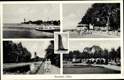 Ak Ostseebad Laboe, Marine Ehrenmal, Detailansichten