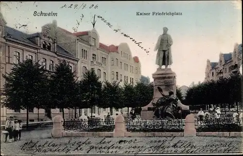 Ak Schwelm in Westfalen, Kaiser Friedrich Platz