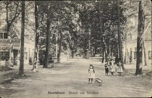 Ak Naarden Nordholland Niederlande, Hoofdlaan, Bosch van Bredius