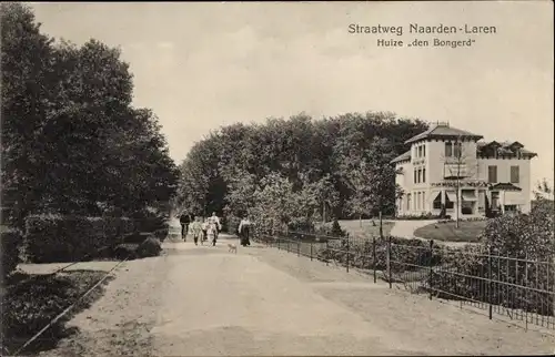 Ak Naarden Nordholland Niederlande, Straatweg Naarden-Laren, Huize den Bongerd