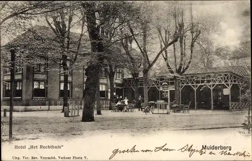 Ak Muiderberg Muiden Nordholland Niederlande, Hotel Het Rechthuis