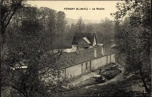 Ak Périgny Hauts de Seine, Le Moulin