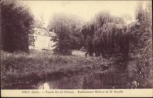 Ak Orly Hauts de Seine, Chateau Facade, Etablissement Médical du D Piouffle